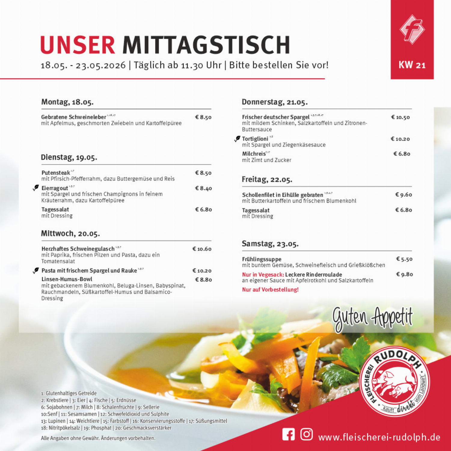 Mittagstisch KW21
