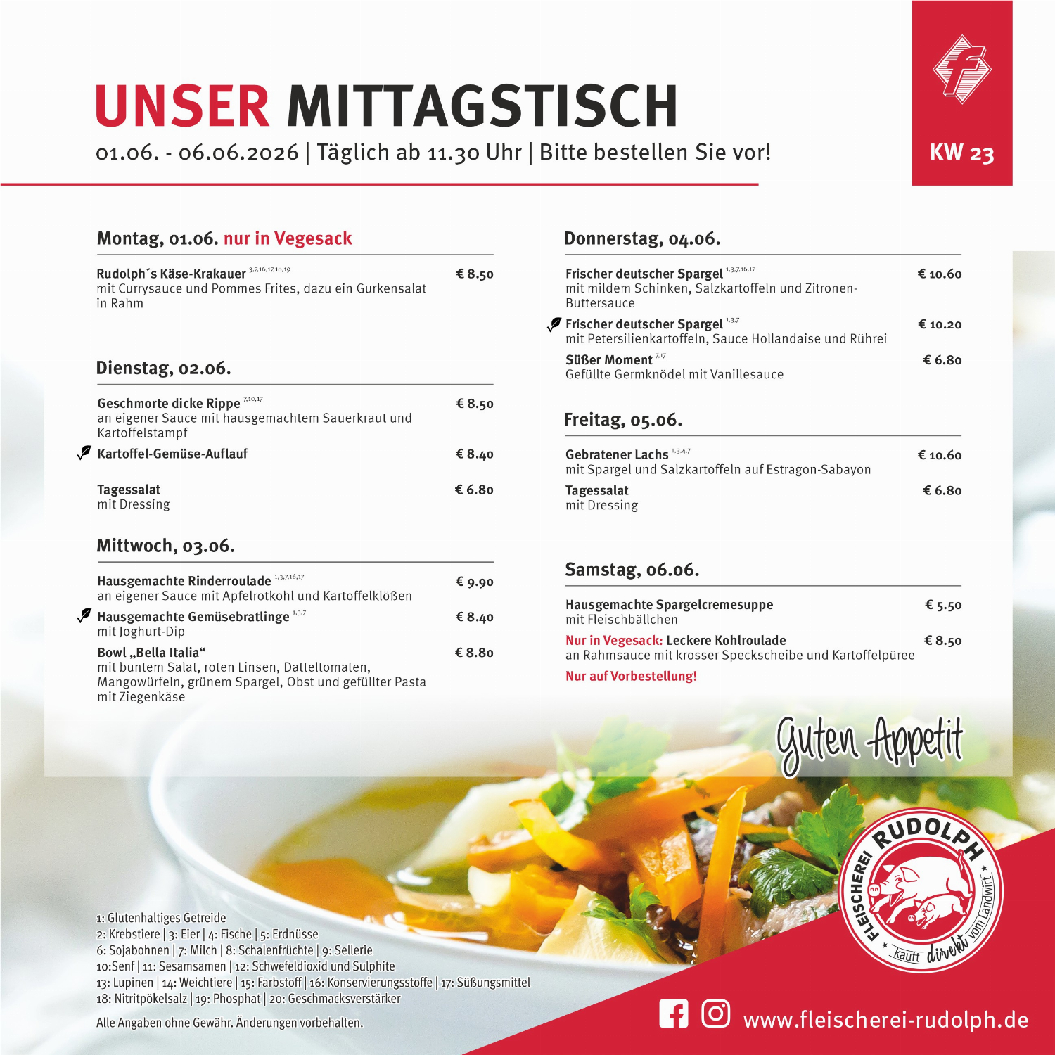 Mittagstisch KW23