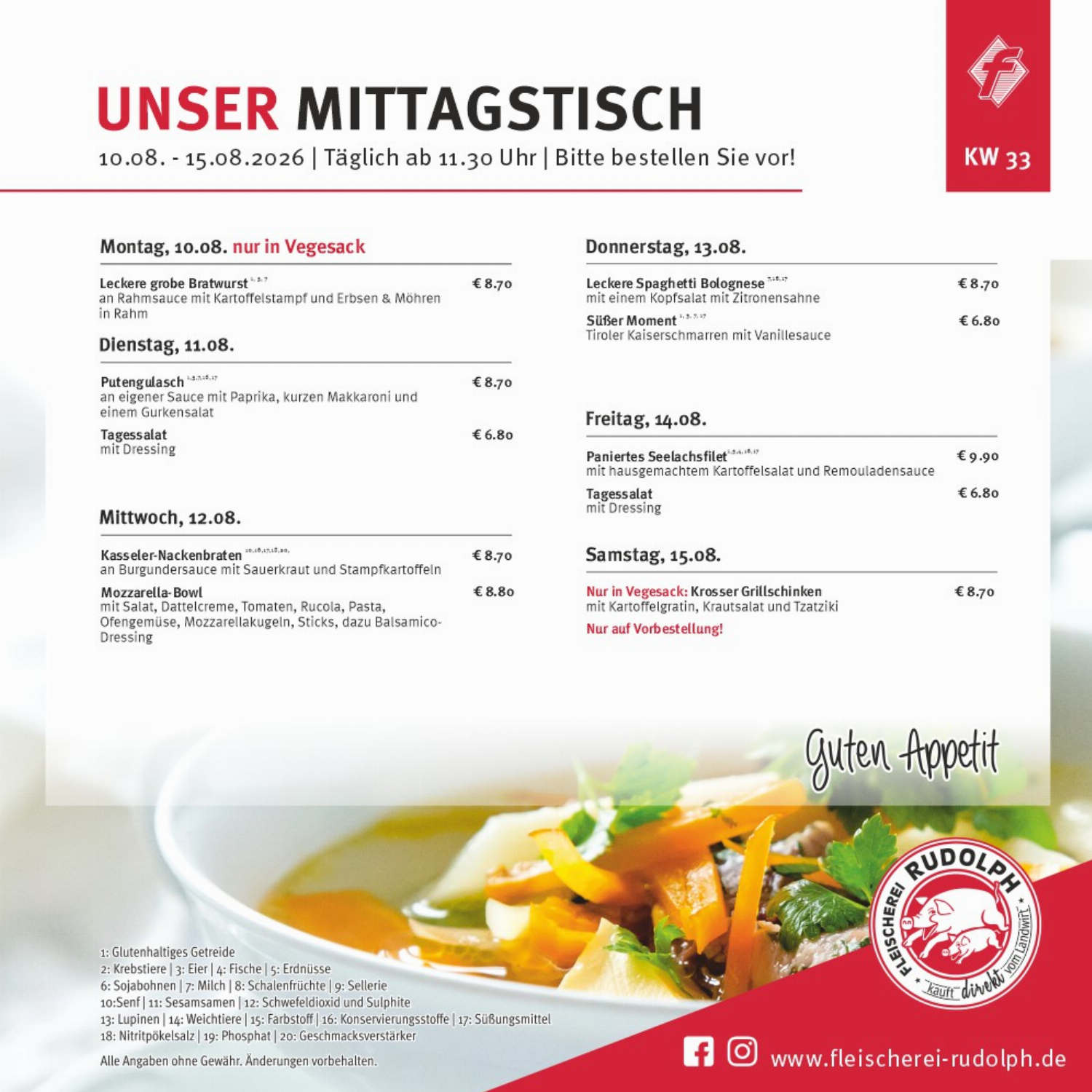 Mittagstisch KW33